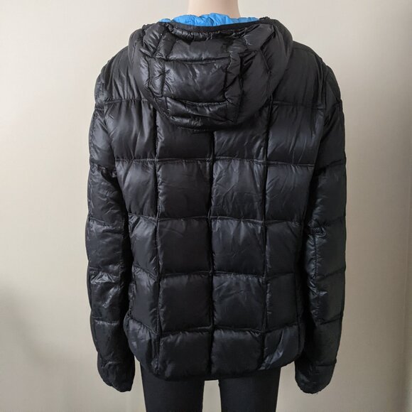 Eddie Bauer premium goose down puffer black jacket coat, women's medium - Picture 3 of 11